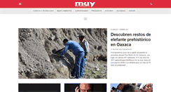 Desktop Screenshot of muyinteresante.com.mx